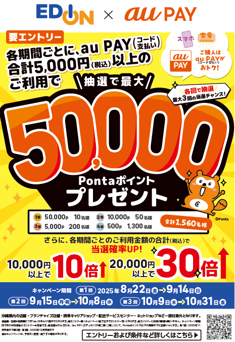 エディオンキャンペーンのポスター